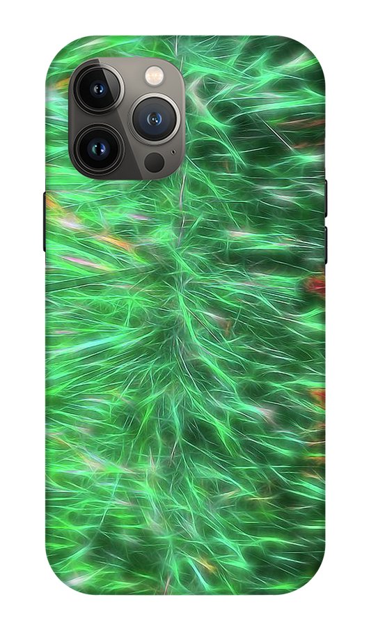 Green Garland Abstract - Phone Case