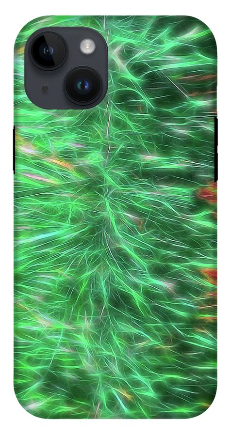 Green Garland Abstract - Phone Case
