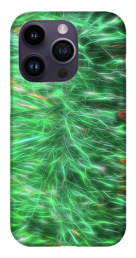 Green Garland Abstract - Phone Case