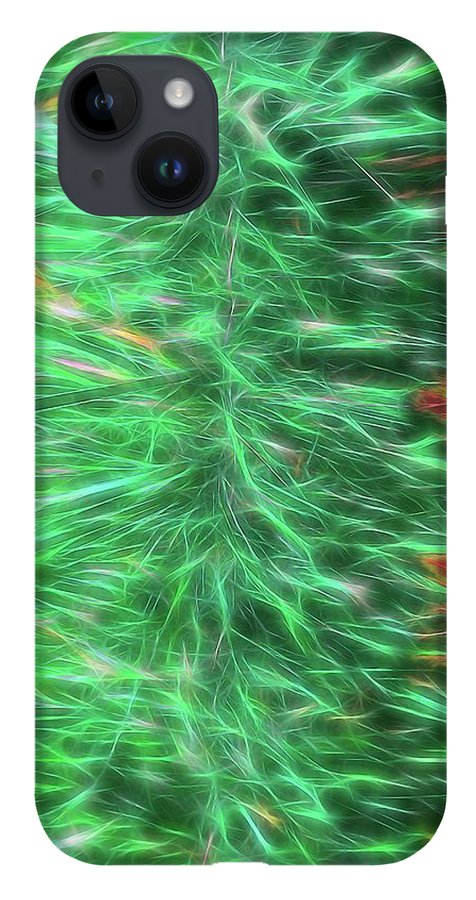 Green Garland Abstract - Phone Case