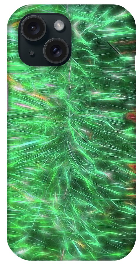 Green Garland Abstract - Phone Case