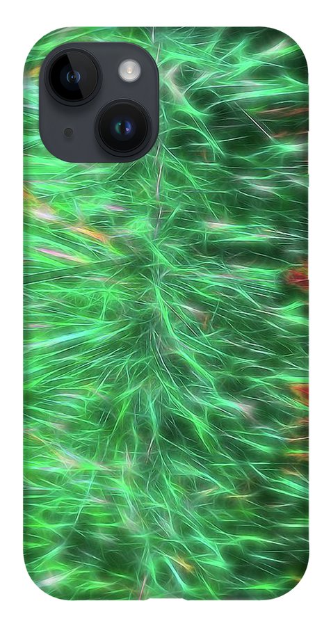 Green Garland Abstract - Phone Case