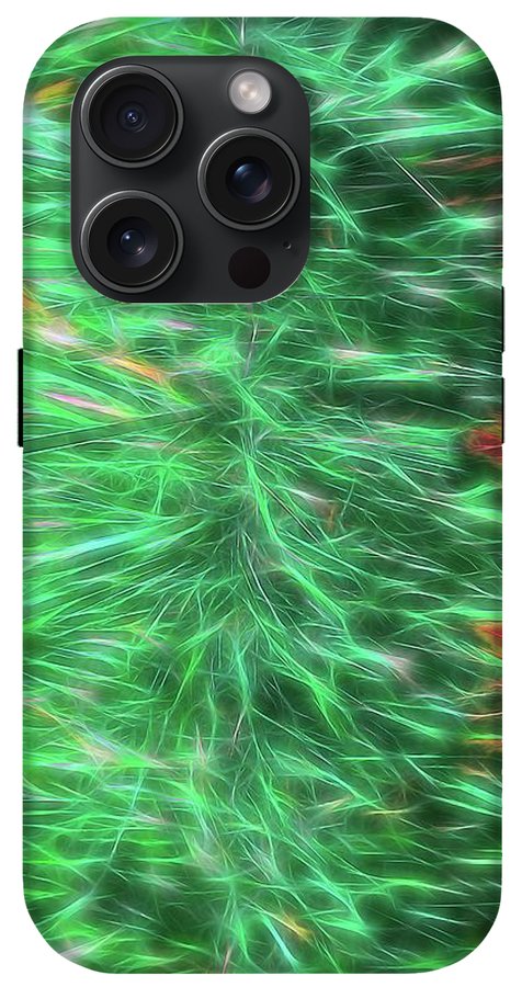 Green Garland Abstract - Phone Case