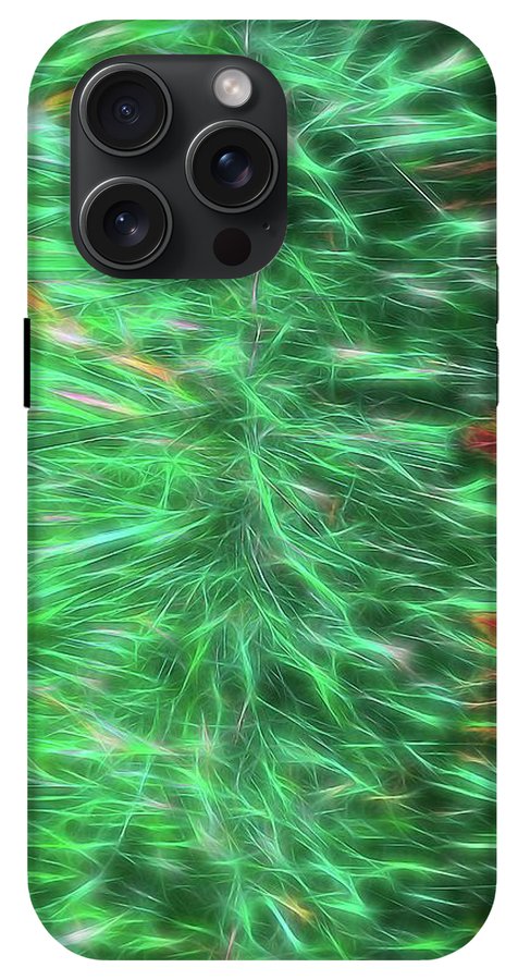 Green Garland Abstract - Phone Case