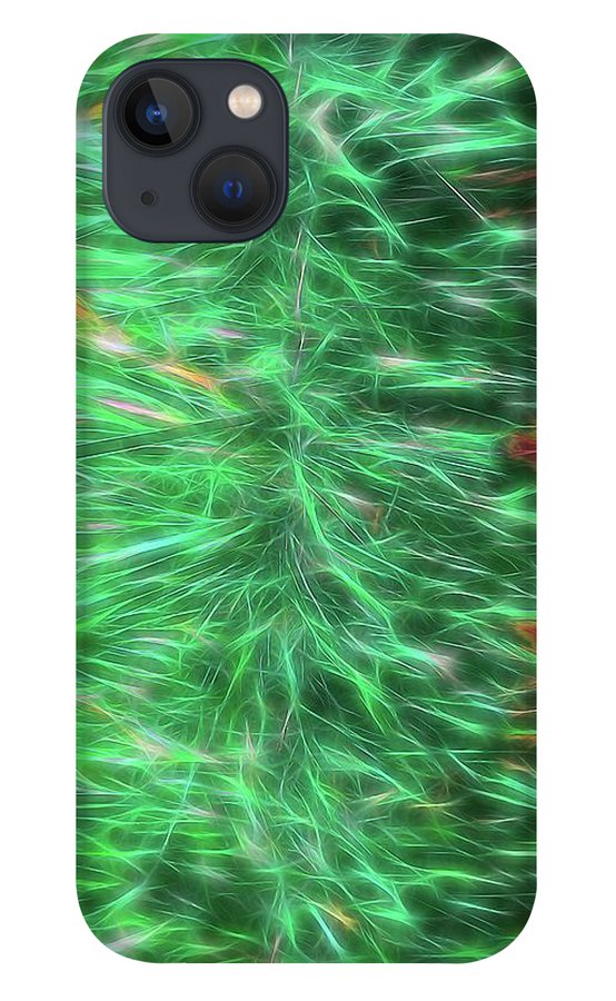 Green Garland Abstract - Phone Case
