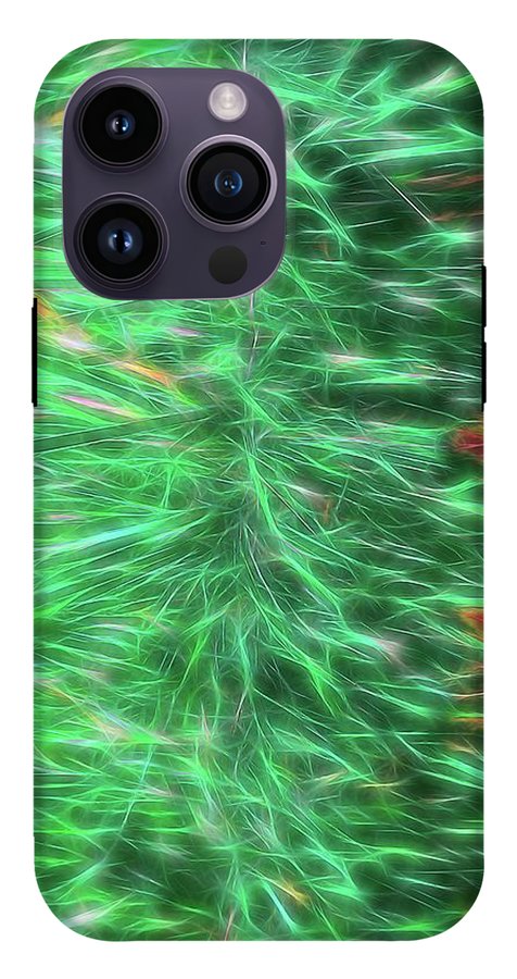 Green Garland Abstract - Phone Case