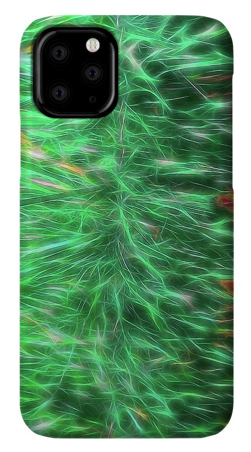 Green Garland Abstract - Phone Case