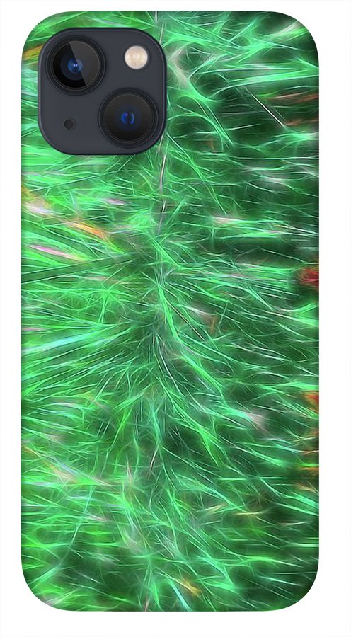 Green Garland Abstract - Phone Case