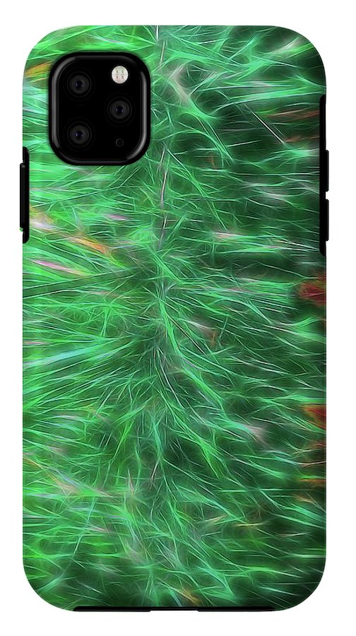 Green Garland Abstract - Phone Case