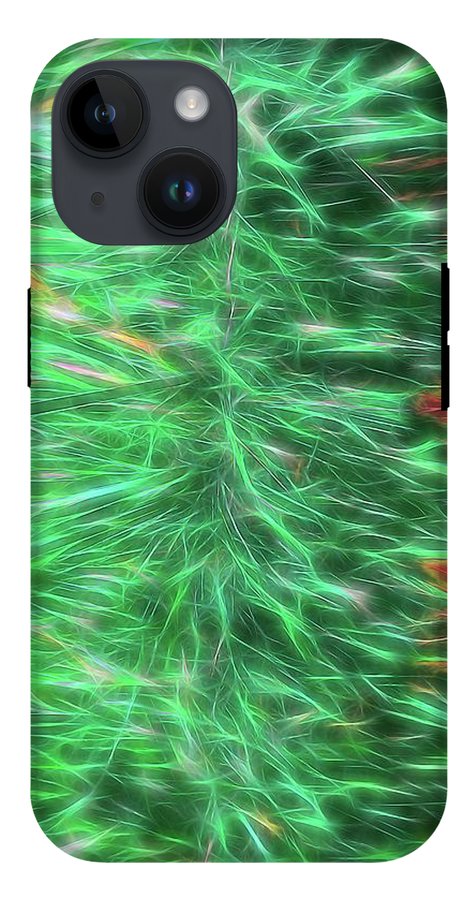 Green Garland Abstract - Phone Case