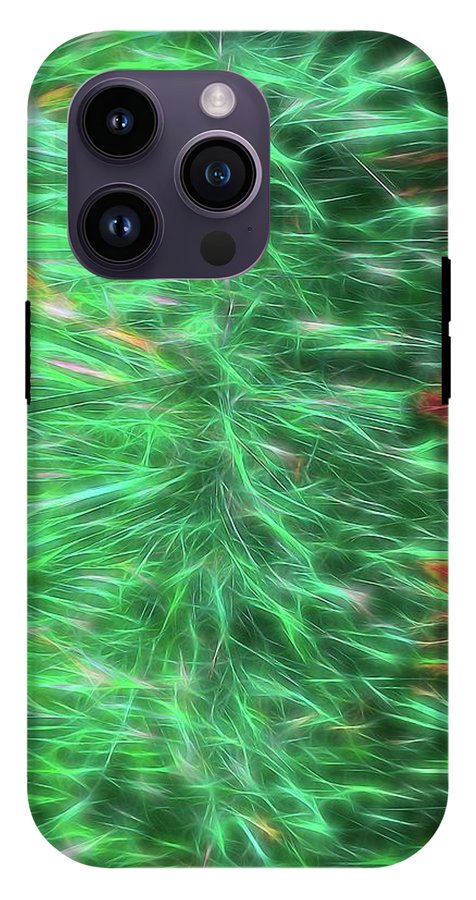 Green Garland Abstract - Phone Case