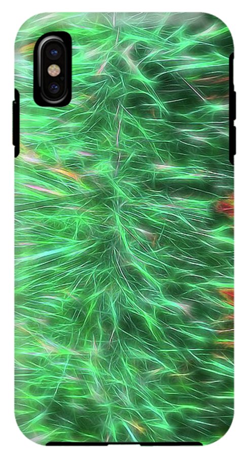 Green Garland Abstract - Phone Case