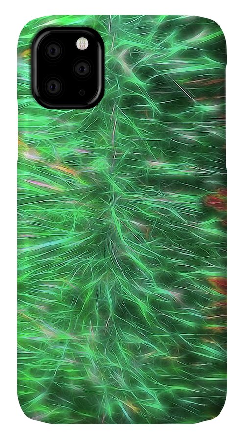 Green Garland Abstract - Phone Case
