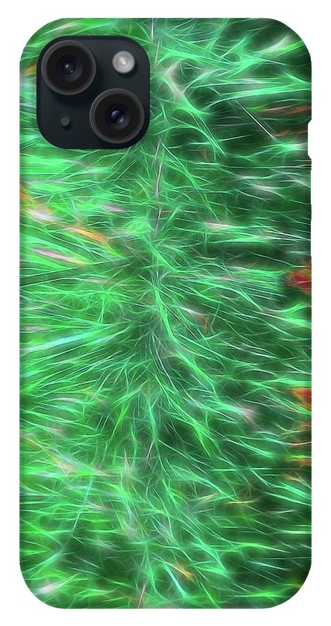 Green Garland Abstract - Phone Case