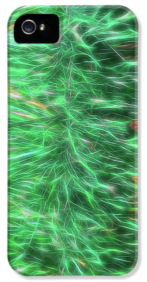 Green Garland Abstract - Phone Case