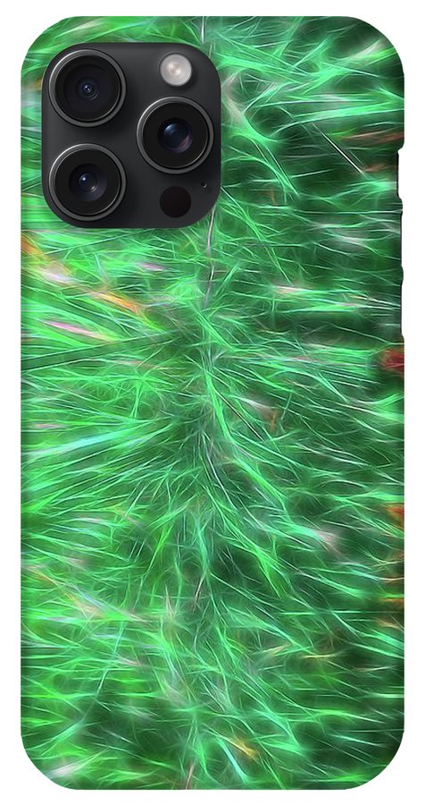 Green Garland Abstract - Phone Case