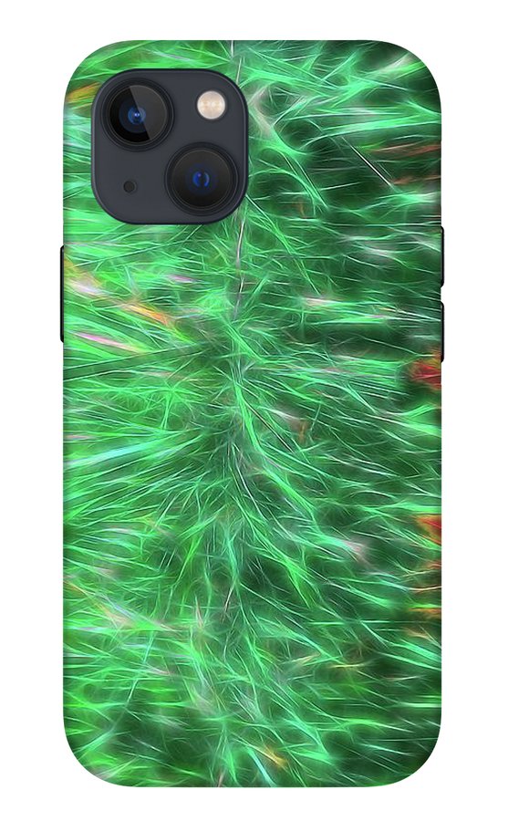 Green Garland Abstract - Phone Case
