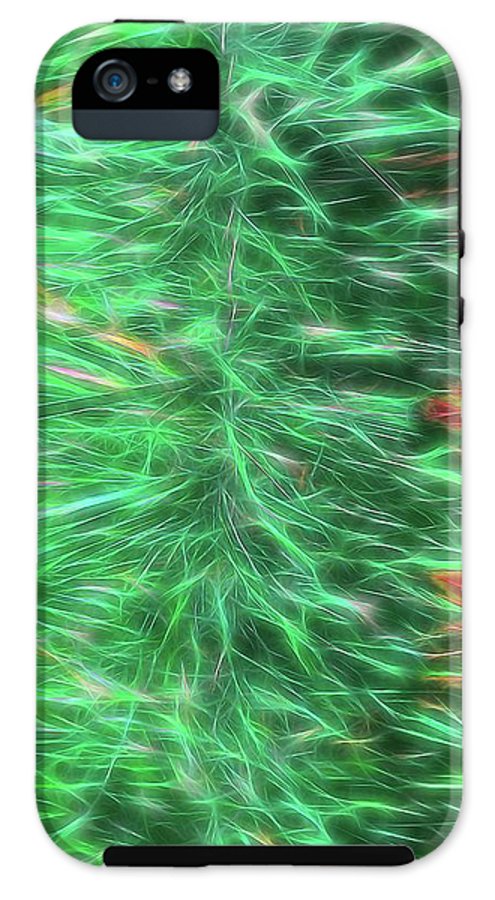 Green Garland Abstract - Phone Case