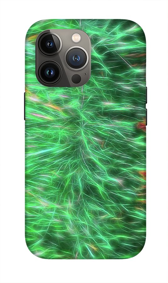 Green Garland Abstract - Phone Case