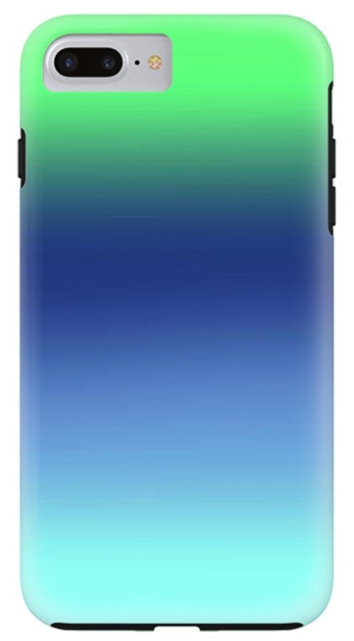 Green Navy Aqua Gradient - Phone Case