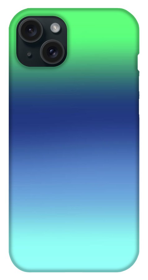 Green Navy Aqua Gradient - Phone Case