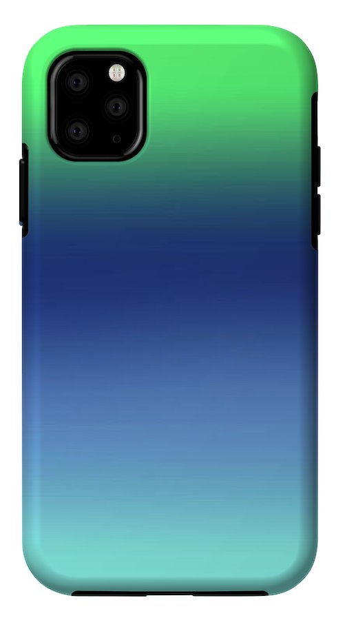 Green Navy Aqua Gradient - Phone Case