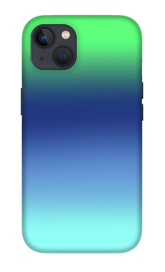 Green Navy Aqua Gradient - Phone Case