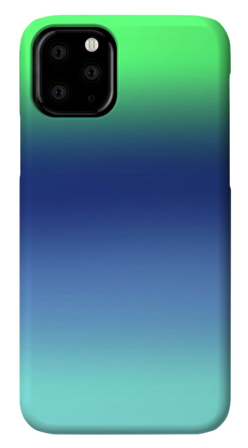 Green Navy Aqua Gradient - Phone Case