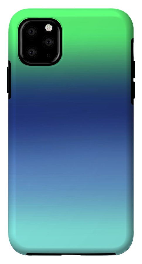 Green Navy Aqua Gradient - Phone Case