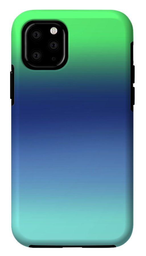 Green Navy Aqua Gradient - Phone Case