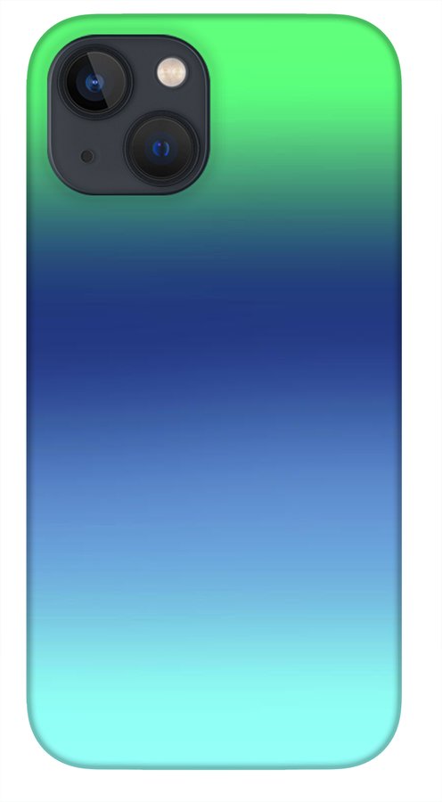 Green Navy Aqua Gradient - Phone Case