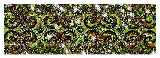 Green Sparkle Swirl - Yoga Mat