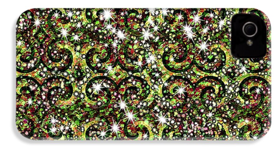 Green Sparkle Swirl - Phone Case