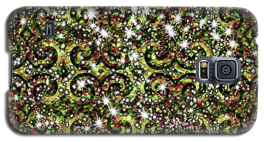 Green Sparkle Swirl - Phone Case