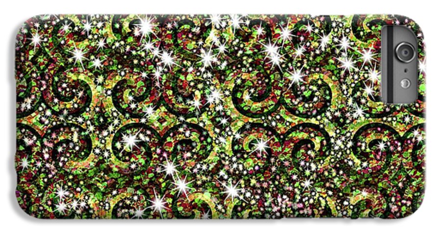 Green Sparkle Swirl - Phone Case