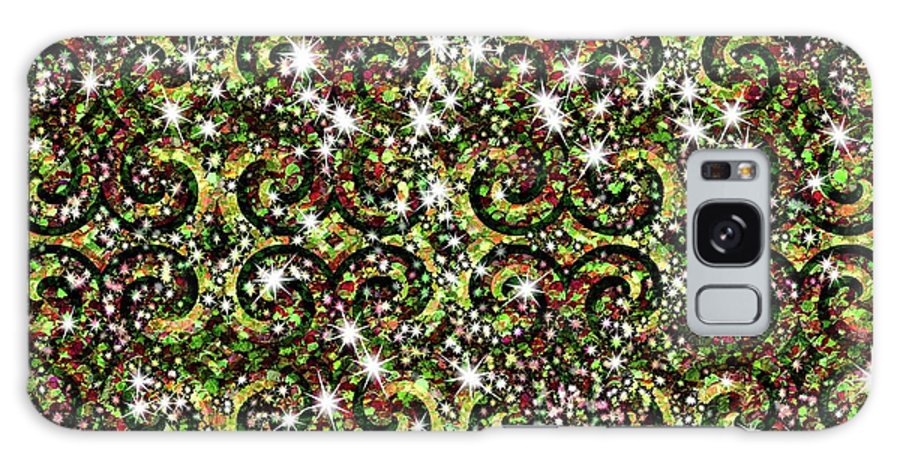 Green Sparkle Swirl - Phone Case