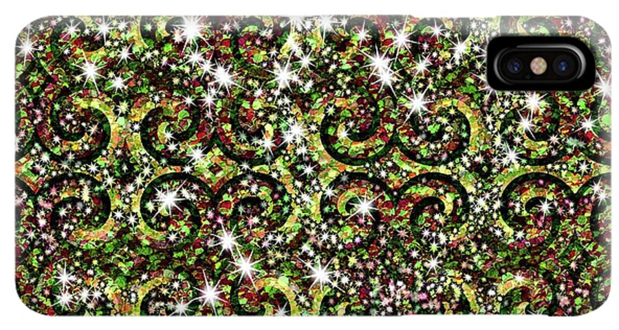 Green Sparkle Swirl - Phone Case