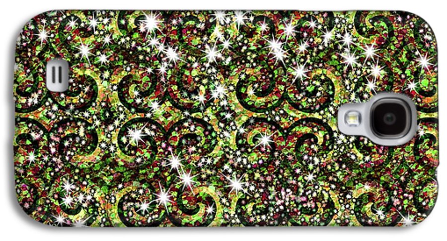 Green Sparkle Swirl - Phone Case