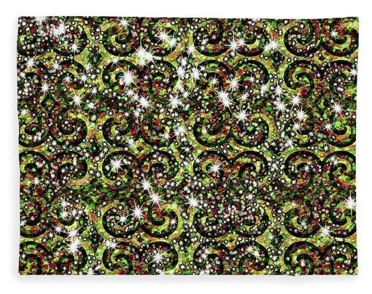 Green Sparkle Swirl - Blanket