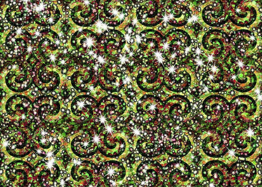 Green Sparkle Swirl - Puzzle