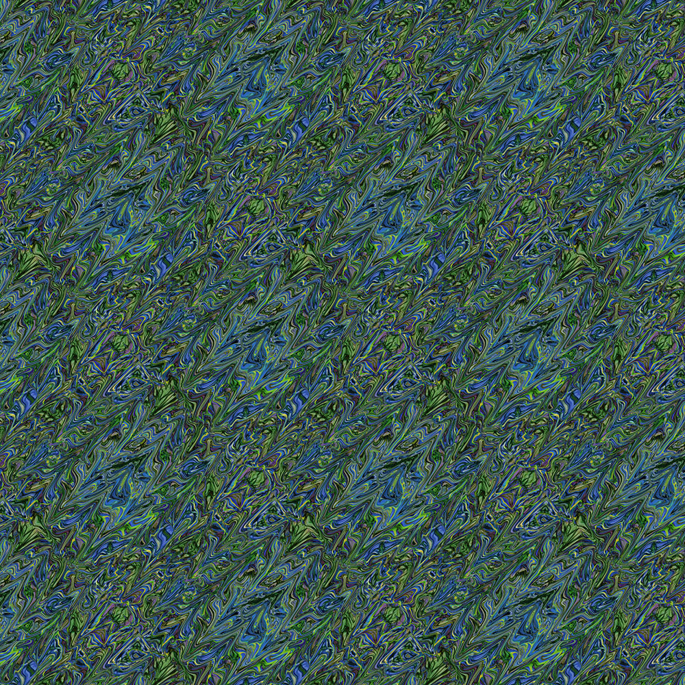 Green Blue Liquid Swirl Digital Image Download
