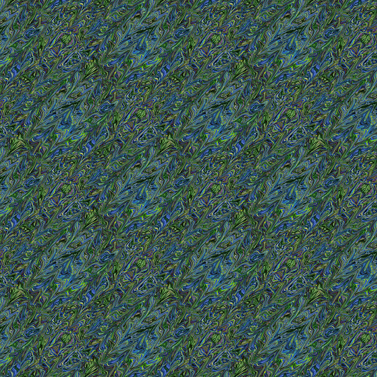 Green Blue Liquid Swirl Digital Image Download