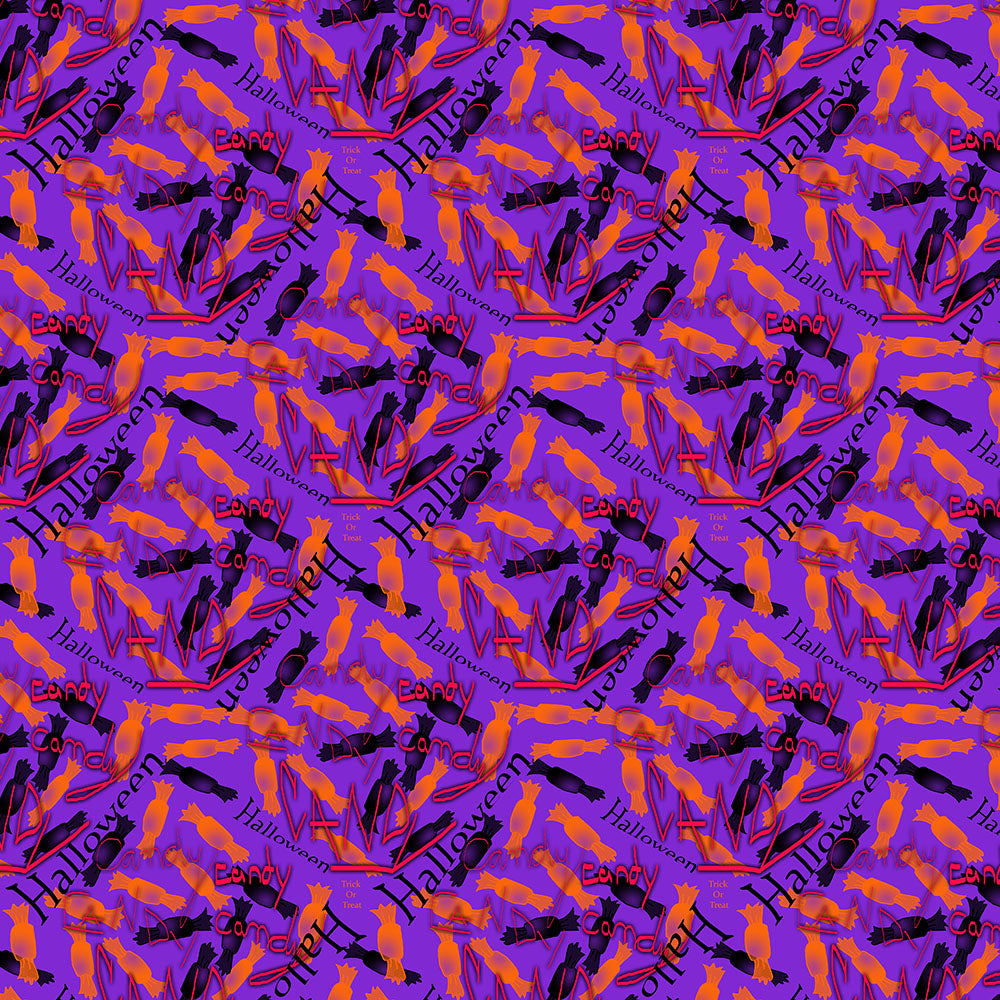 Halloween Candy Pattern Digital Image Download
