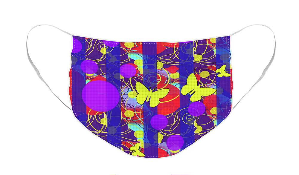 Happy Spring Pattern - Face Mask