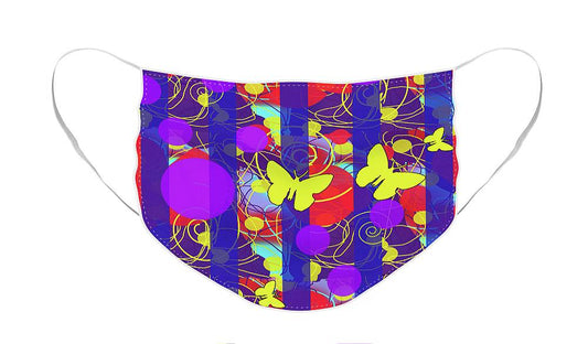 Happy Spring Pattern - Face Mask