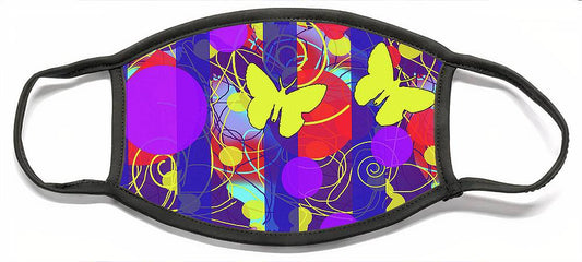 Happy Spring Pattern - Face Mask