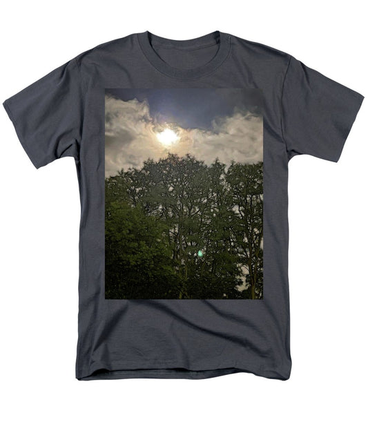 Harvest Moon Over Trees - Men's T-Shirt  (Regular Fit)