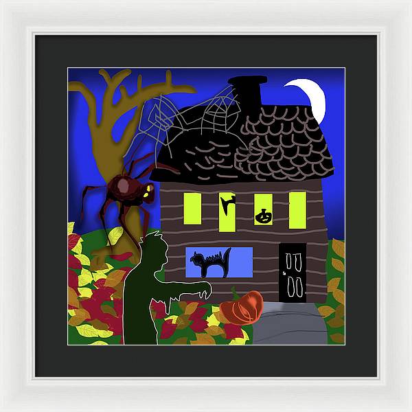 Haunted House - Framed Print