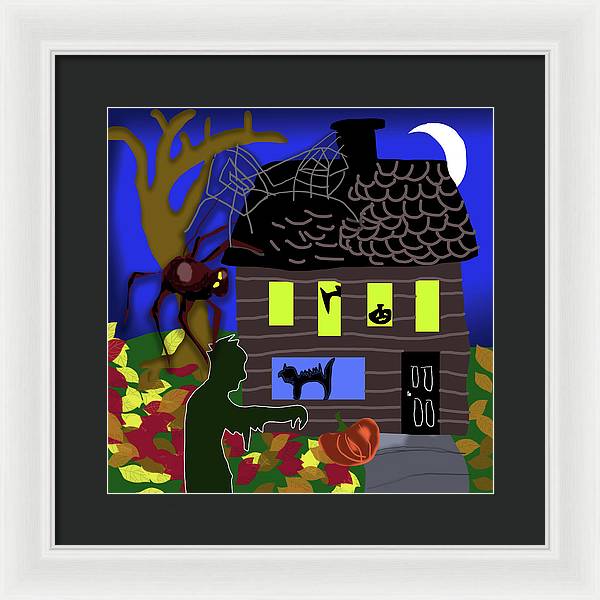 Haunted House - Framed Print