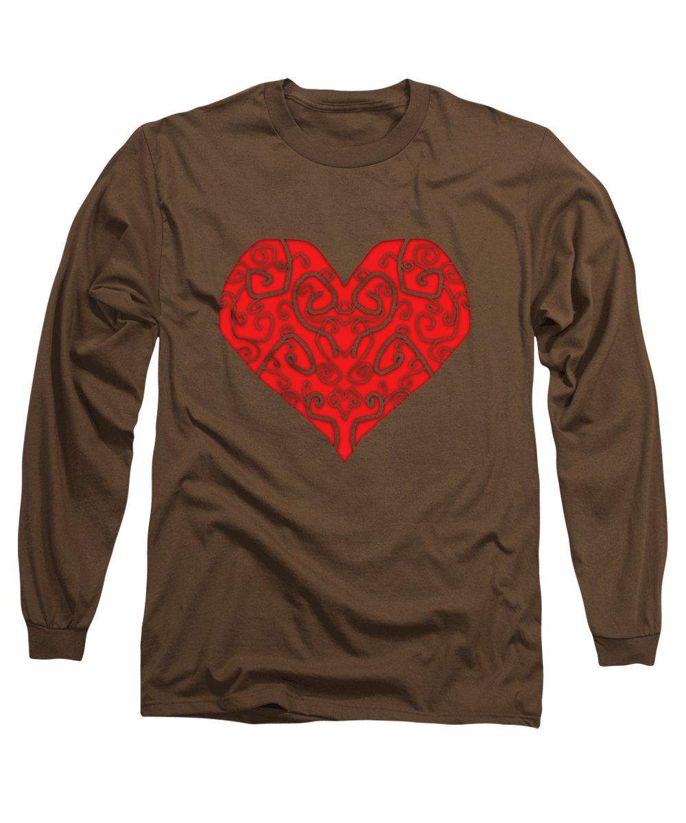 Heart Swirls - Long Sleeve T-Shirt